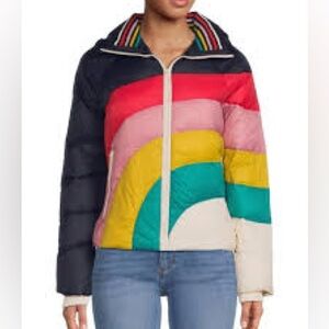 Marine Layer Multicolor Women's Puffer Jacket